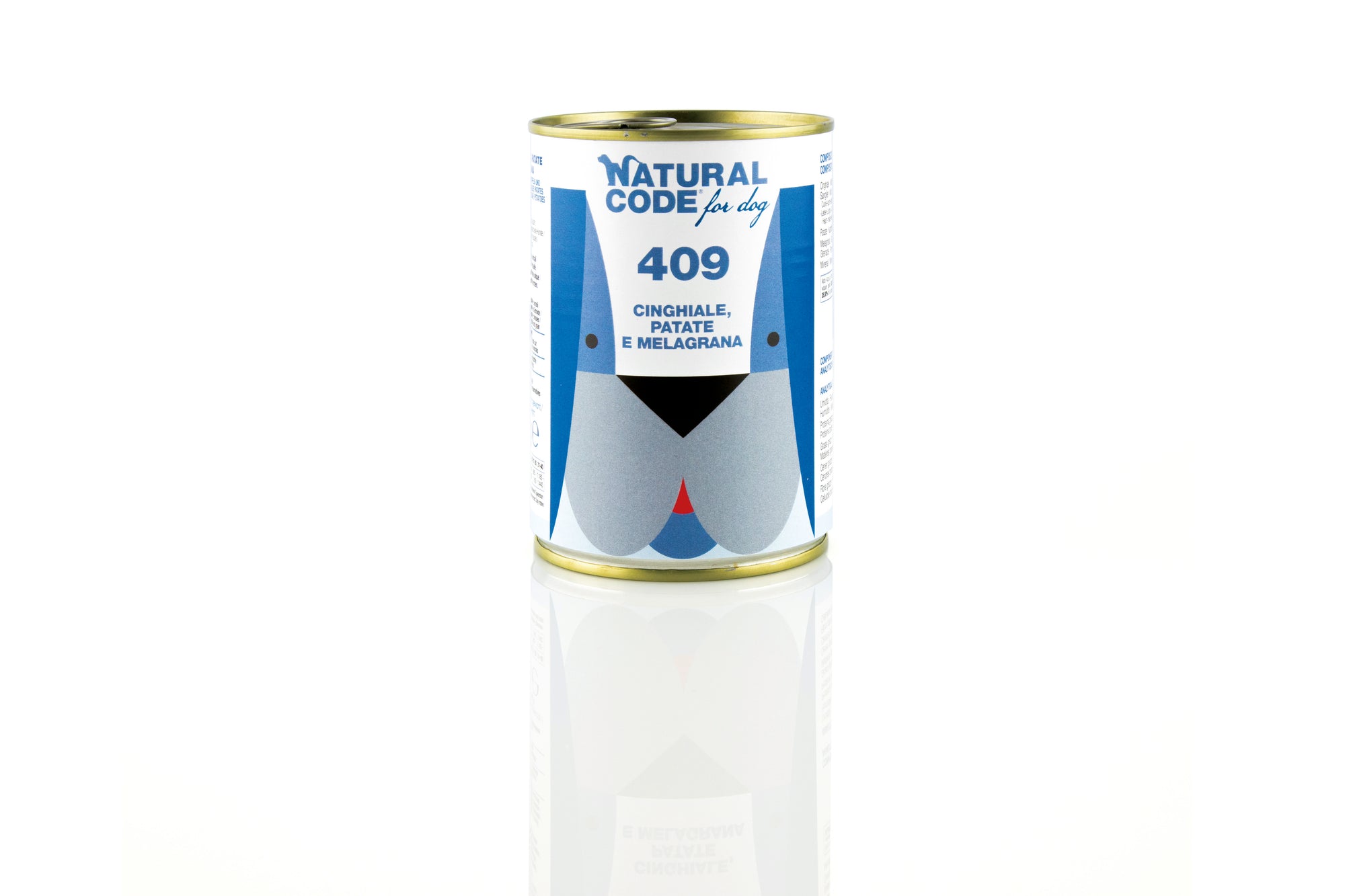 Natural Code - Umido Cane - Cinghiale, Patate e Melograno 408 - Paté - Lattina 400g