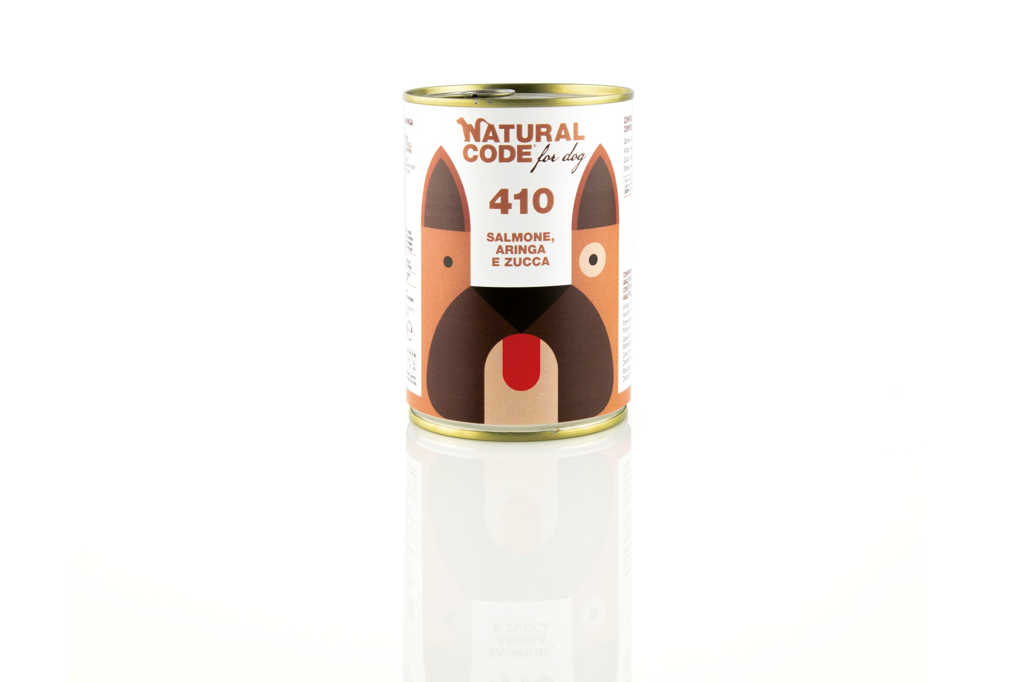 Natural Code - Umido Cane - Salmone, Aringa e Zucca 409 - Paté - Lattina 400g
