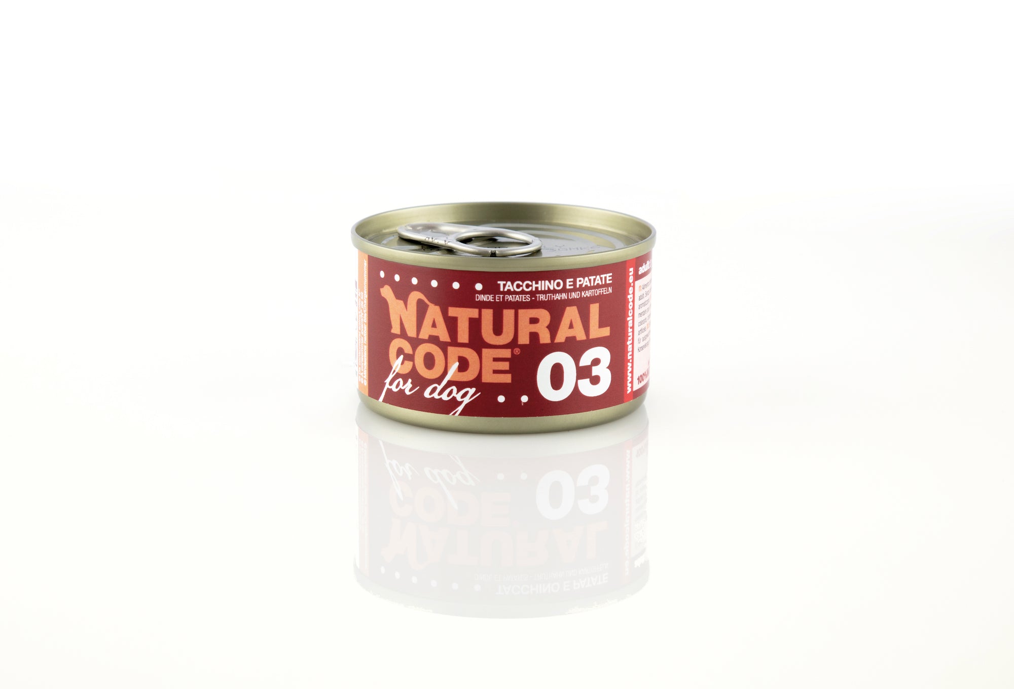 Natural Code - Umido Cane - Tacchino e Patate 03 - Lattina 90g
