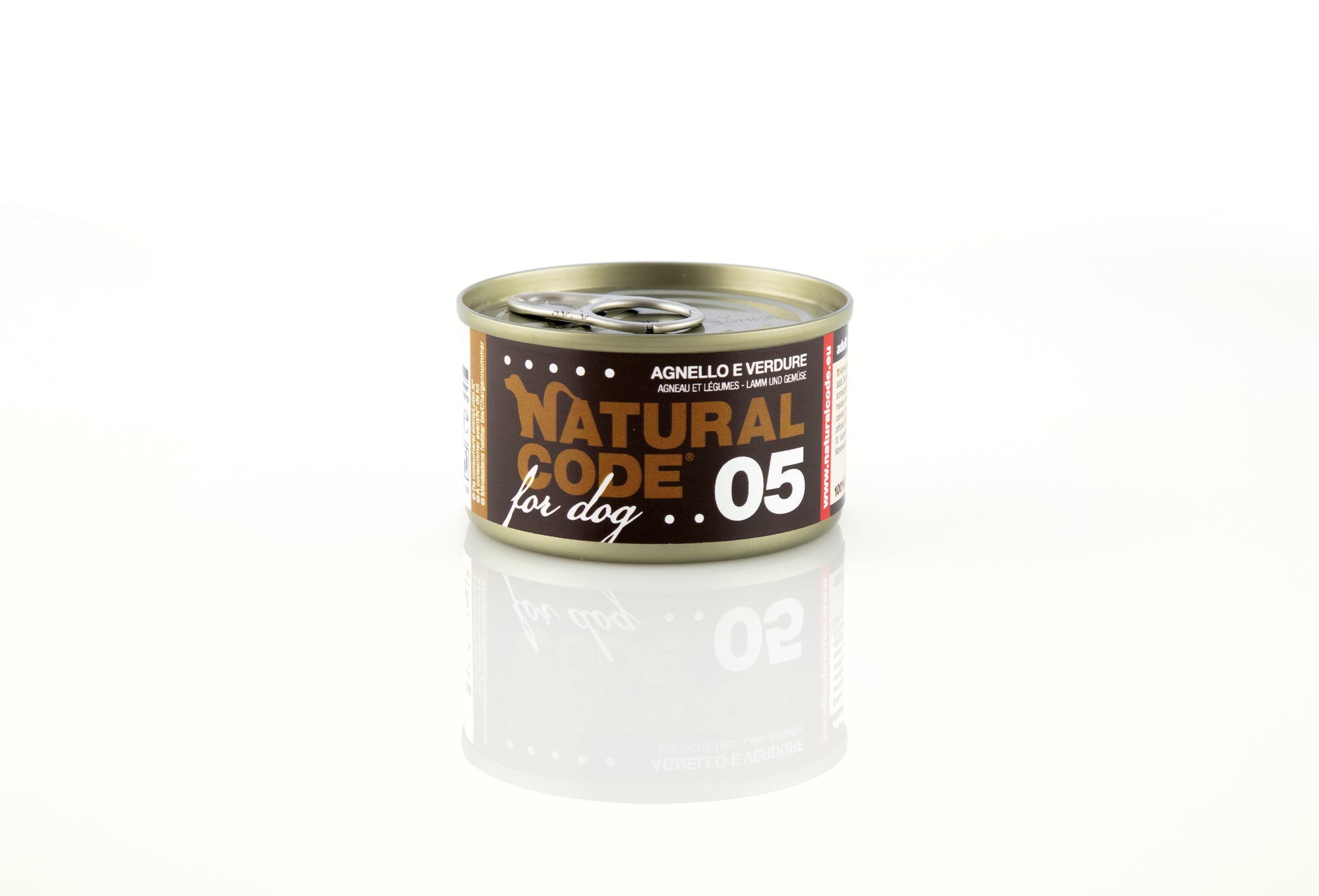 Natural Code - Umido Cane - Agnello e Verdure 05 - Lattina 90g