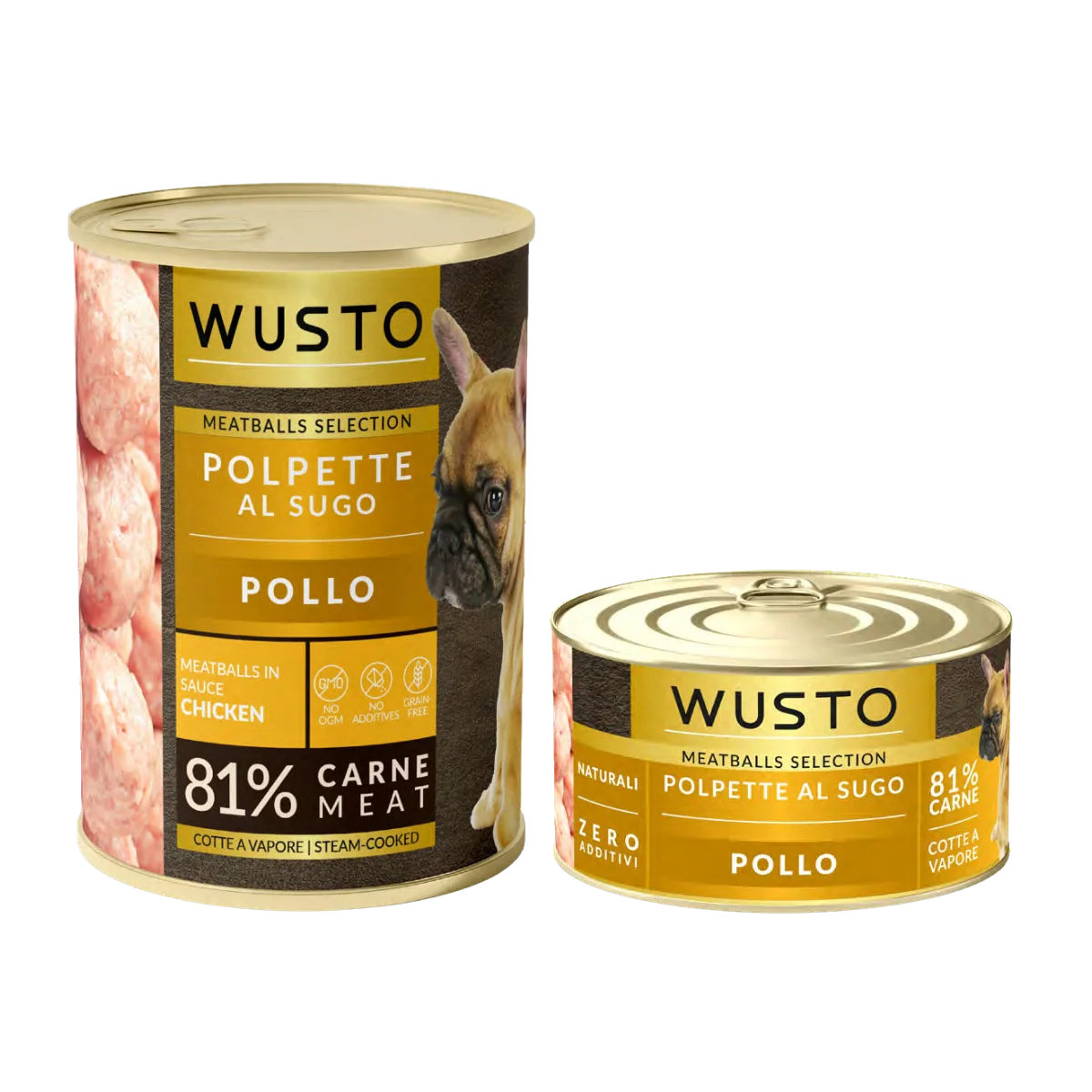 Wusto Daily Premium Cane - Polpette al sugo Pollo