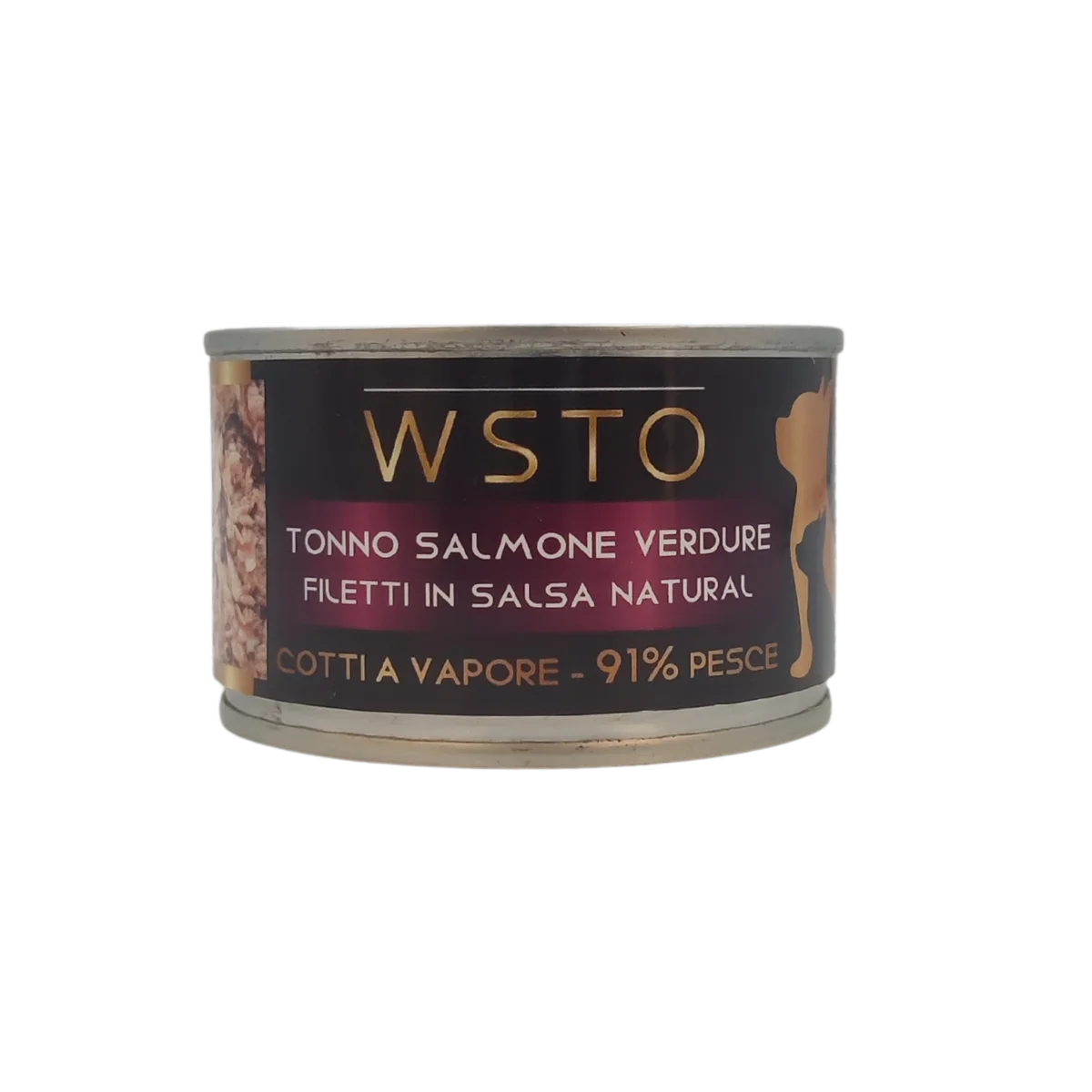 Tonno Salmone Verdure -  Filetti in Salsa Natural - Cotti al vapore - 91% di pesce - 150 g