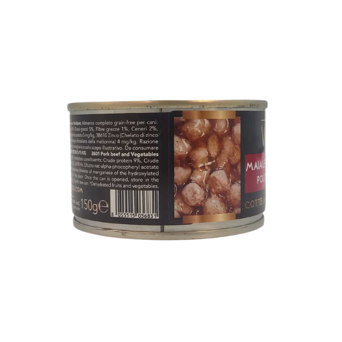 WSTO - Maiale Manzo Verdure - Polpette Natural - Cotte al vapore - 80% Carne