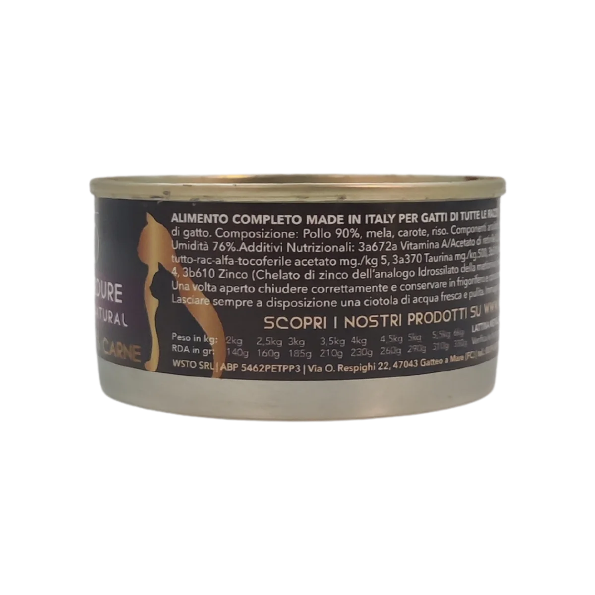 Pollo con Verdure - Filettini in brodo natural - Cotti al vapore - 90% Carne - 85 g