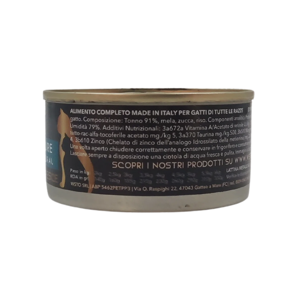 Tonno con verdure - Filettini in brodo natural - Cotti al vapore - 91% Pesce - 85 g