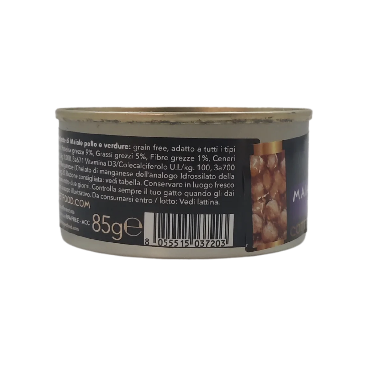 Maiale, Pollo e Verdure - Polpette natural - Cotti al vapore - 80% Carne - 85 g