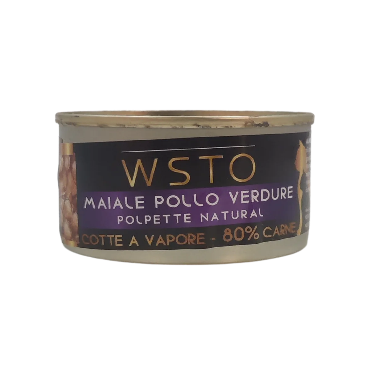 Maiale, Pollo e Verdure - Polpette natural - Cotti al vapore - 80% Carne - 85 g