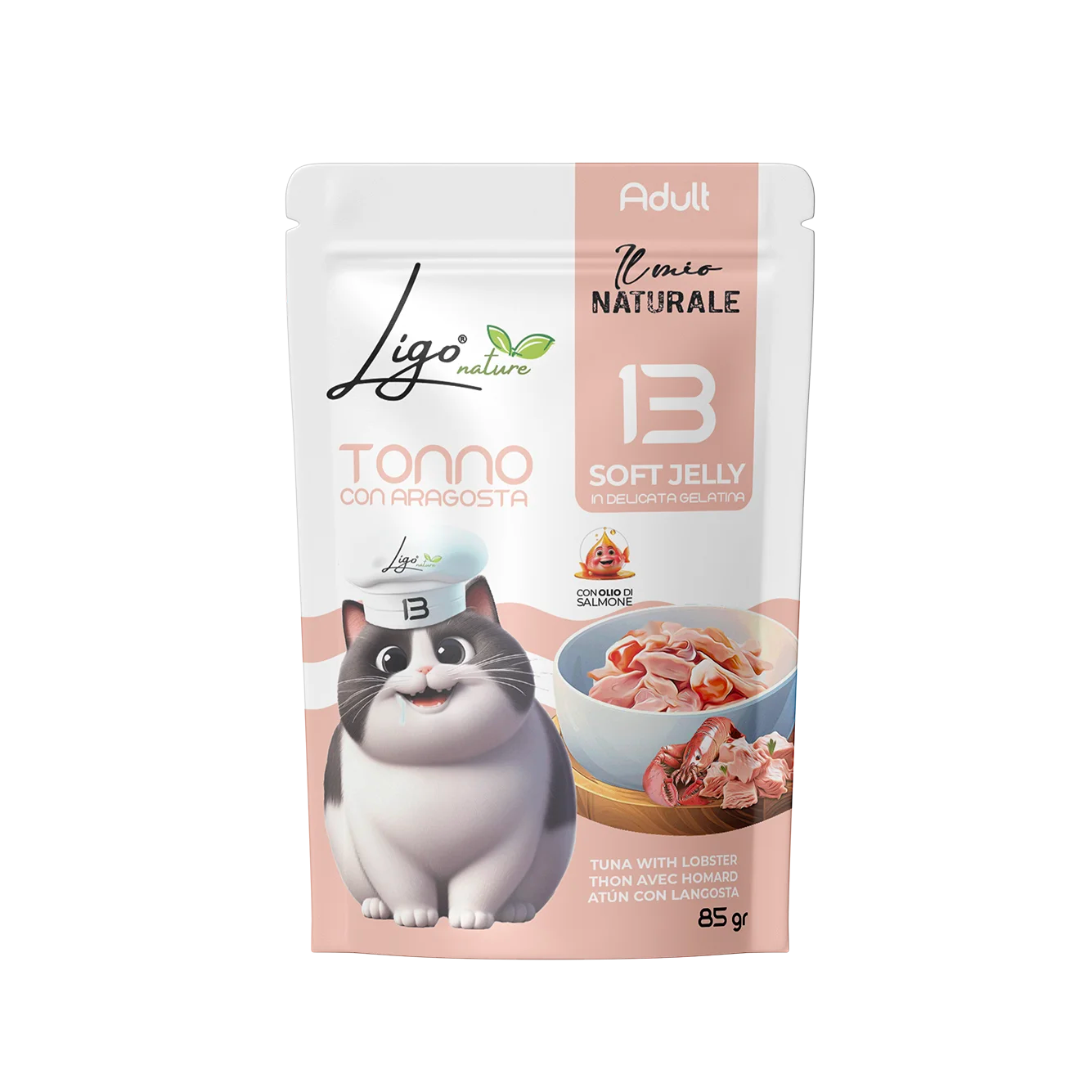 Ligo Nature - Soft Jelly Tonno con Aragosta - 85gr