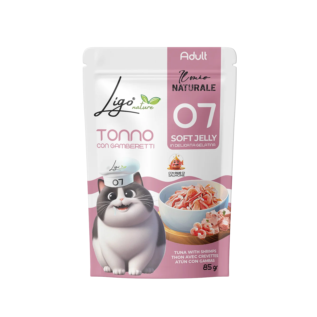 Ligo Nature - Soft Jelly Tonno con Gamberetti - 85gr