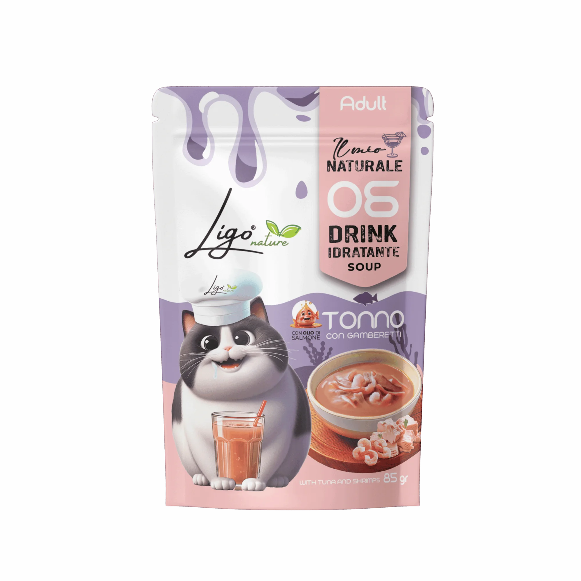 Ligo Nature - Soup Drink Tonno con Gamberetti - 85 g