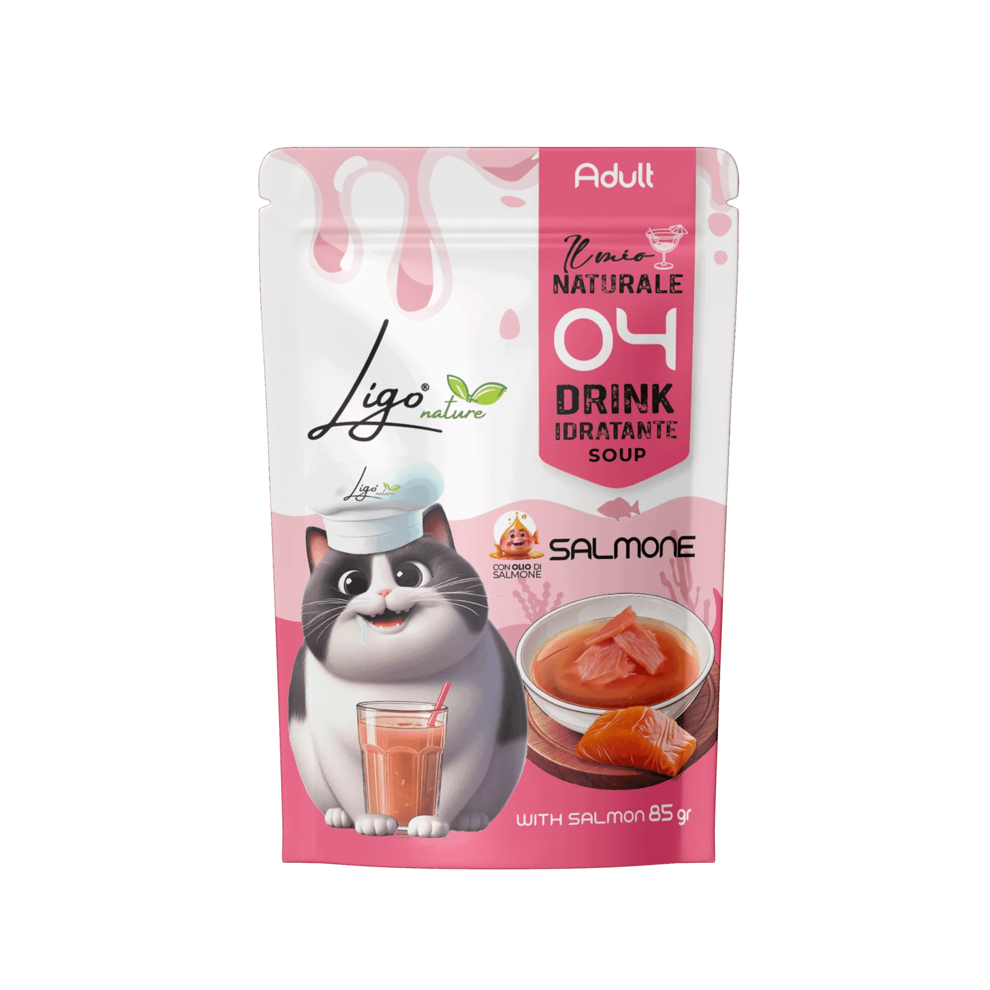 Ligo Nature - Soup Drink Salmone - 85 g