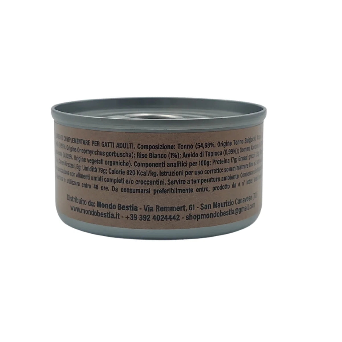 Elisyr - Alimento umido complementare per gatti adulti - Tonno e Pollo - 85 gr