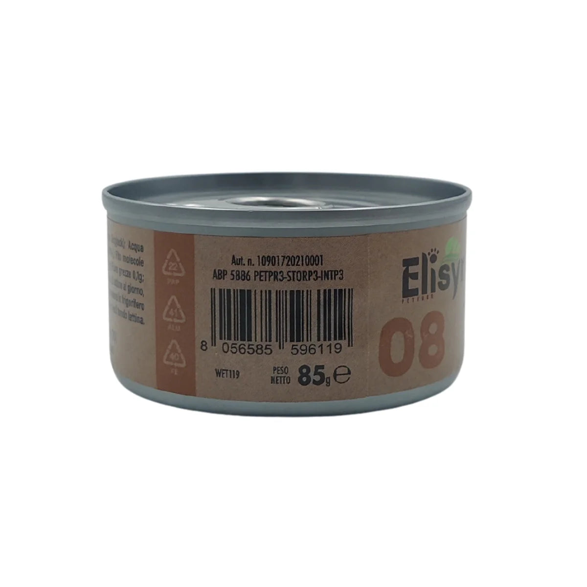 Elisyr - Alimento umido complementare per gatti adulti - Tonno e Carote - 85 gr
