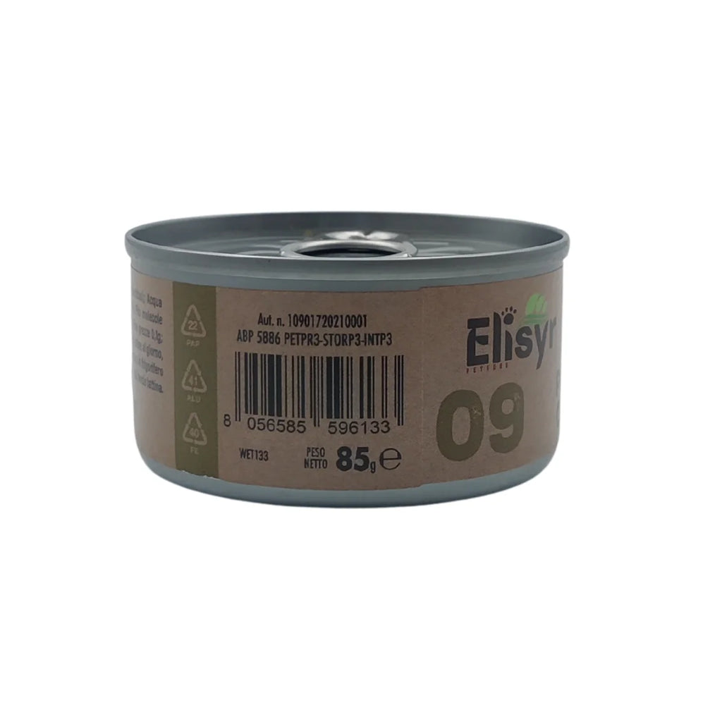 Elisyr - Alimento umido complementare per gatti adulti - Pollo e Carote - 85 gr