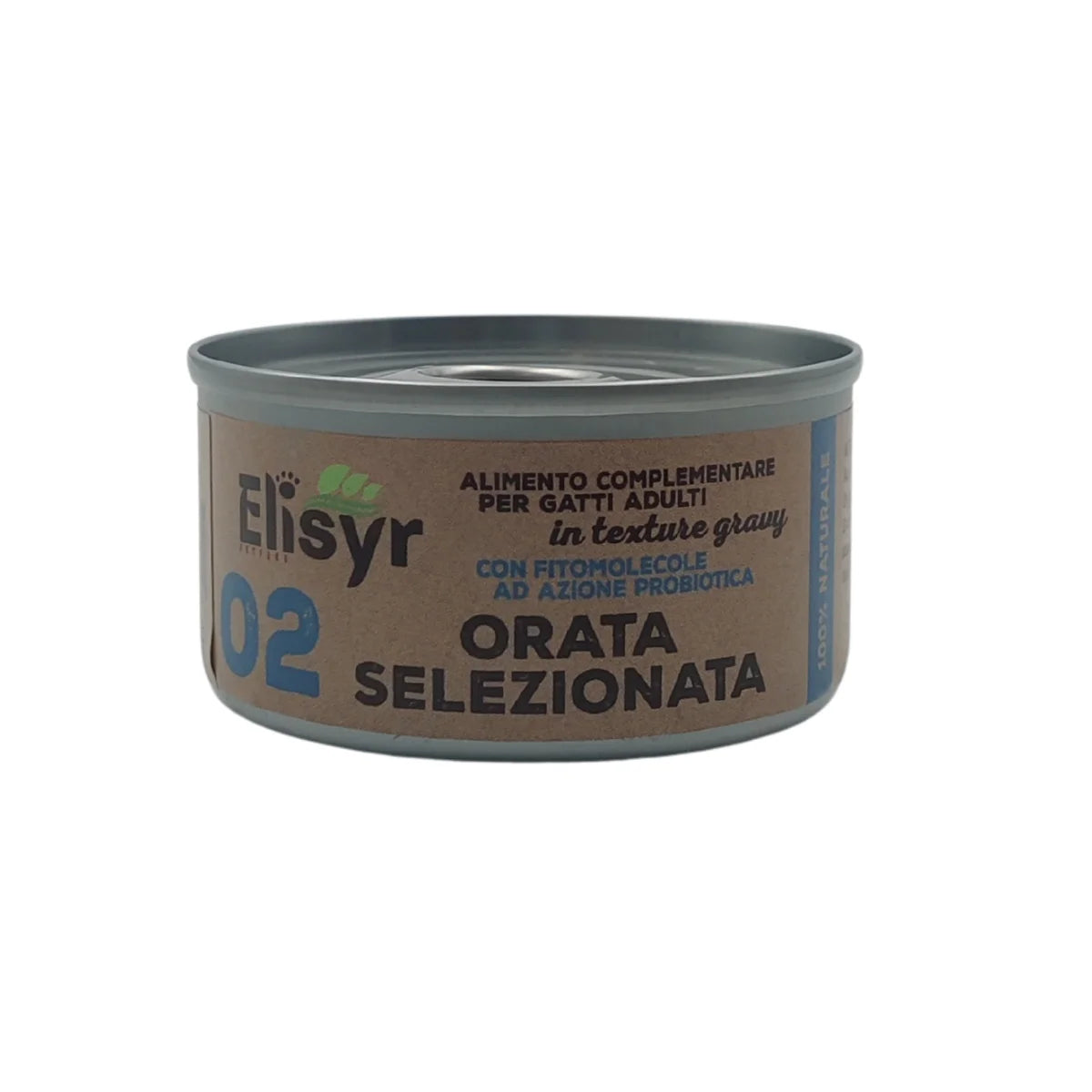 Elisyr - Alimento umido complementare per gatti adulti - Orata Selezionata - 85 gr