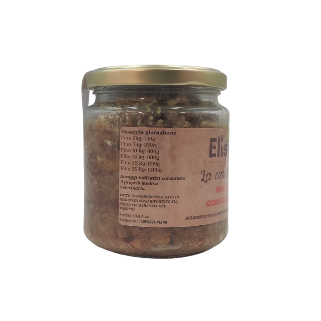 Manzo con Carote - Alimento completo per Cani Adulti - Elisyr La Casalinga