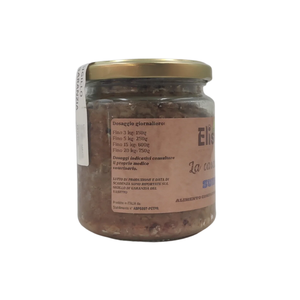 Suino - Alimento completo per Cani Adulti - Elisyr La Casalinga