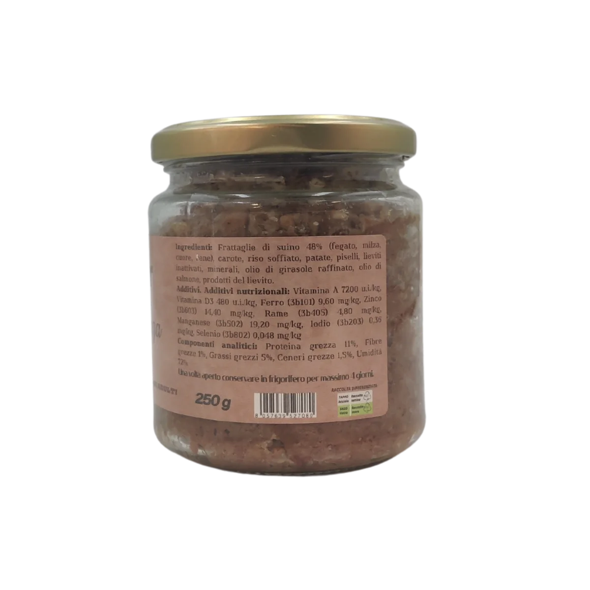 Suino - Alimento completo per Cani Adulti - Elisyr La Casalinga