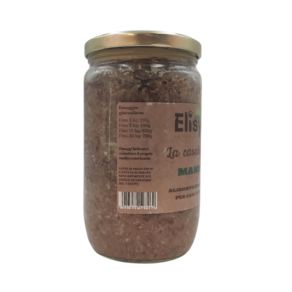 Manzo - Alimento completo per Cani Adulti - Elisyr La Casalinga