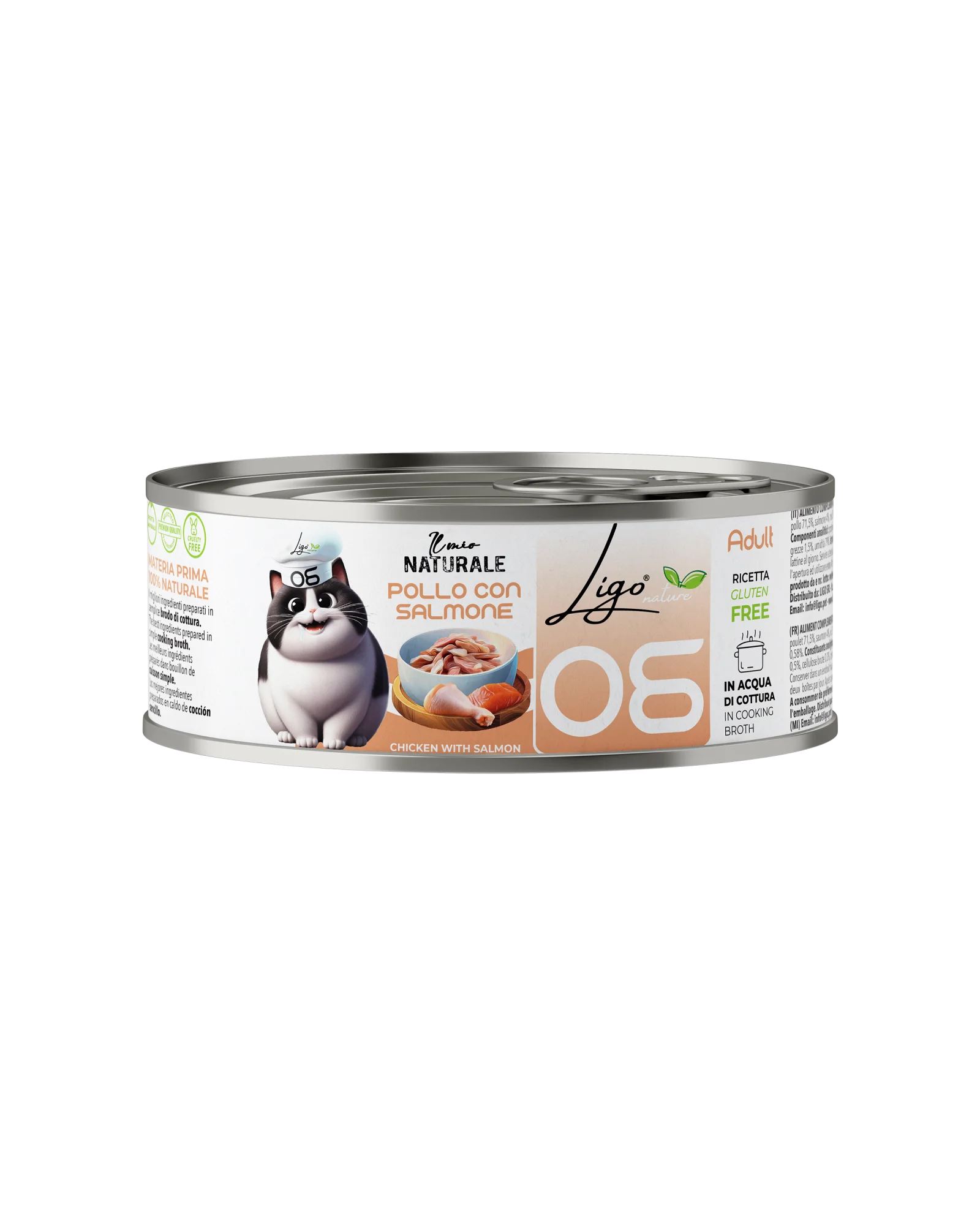 Ligo Nature - Pollo con salmone - 85gr