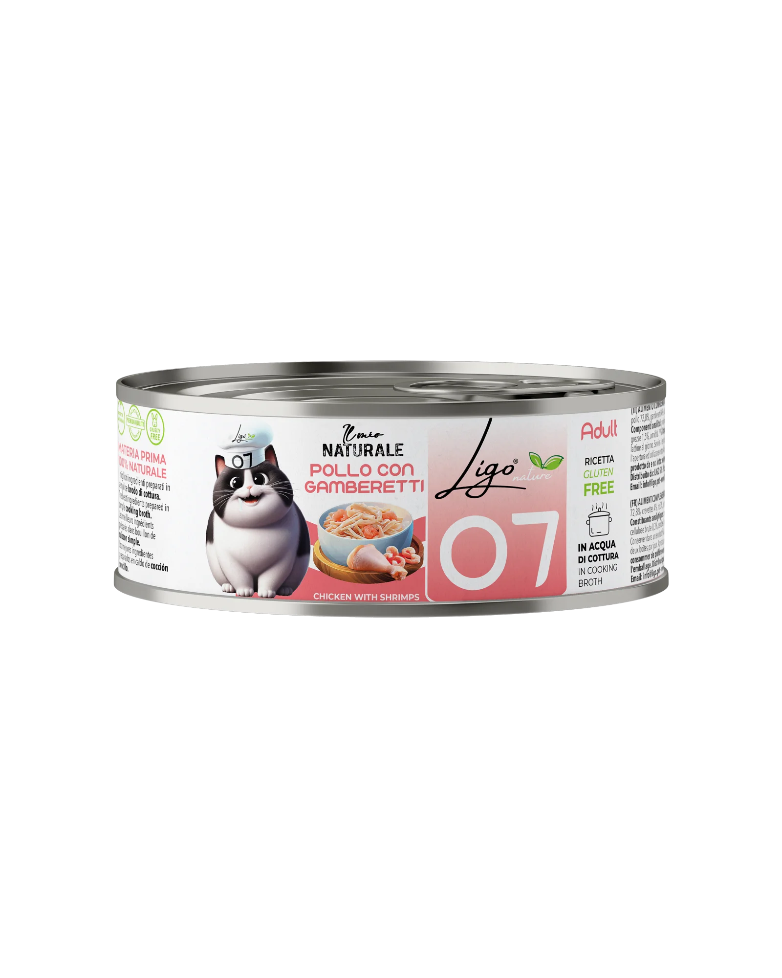 Ligo Nature - Pollo con gamberetti - 85gr