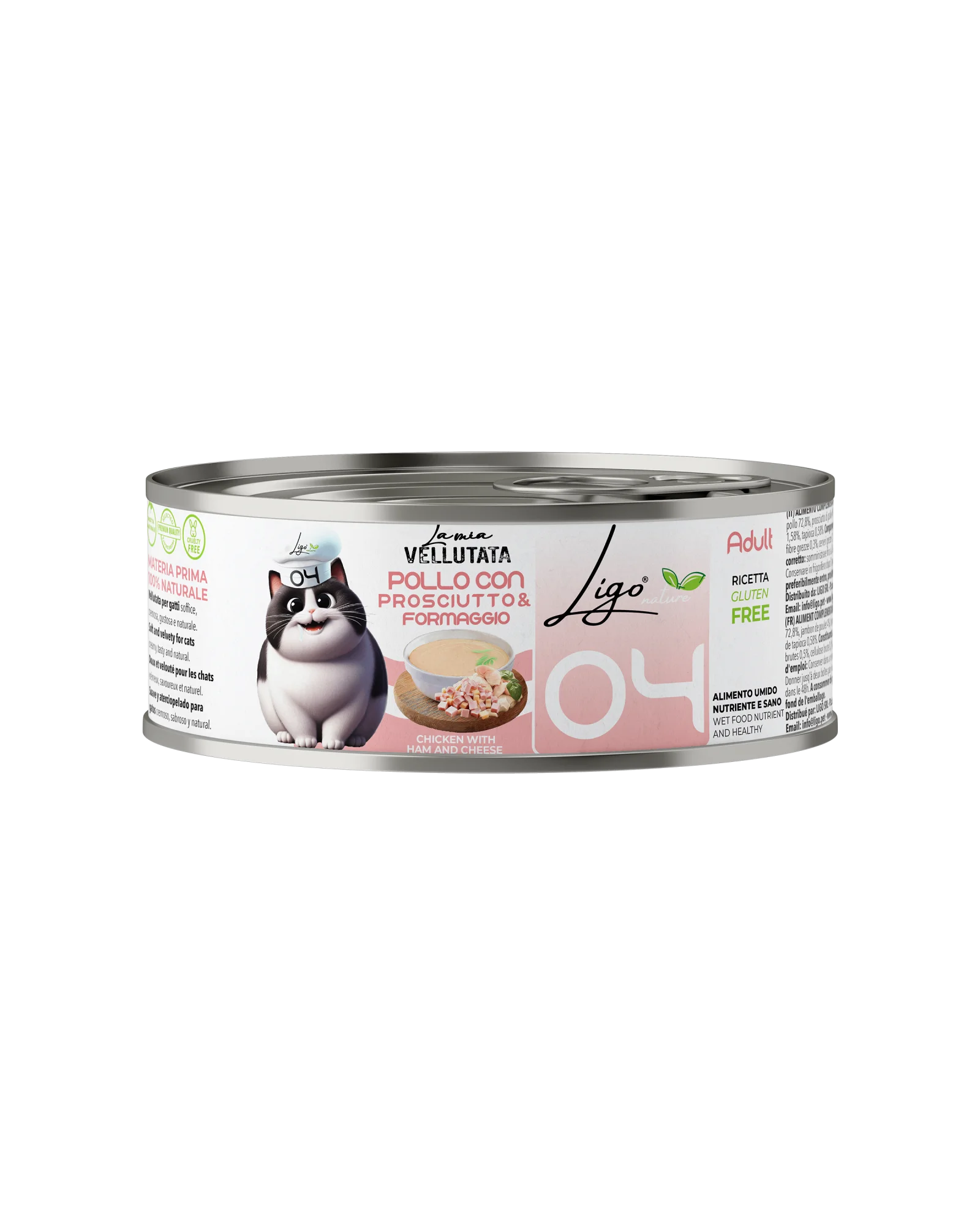 Ligo Nature - Vellutata Pollo con prosciutto e formaggio - 85gr