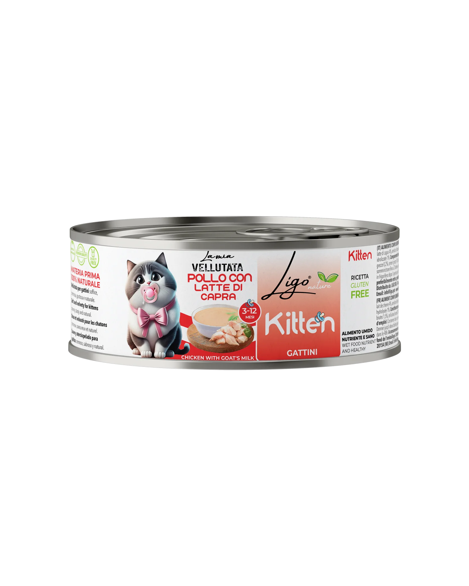 Ligo Nature - Kitten Pollo con Latte di Capra - 85gr