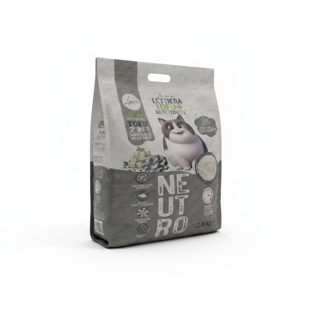 Ligo nature - Lettiera al Tofu e Bentonite - 6 litri