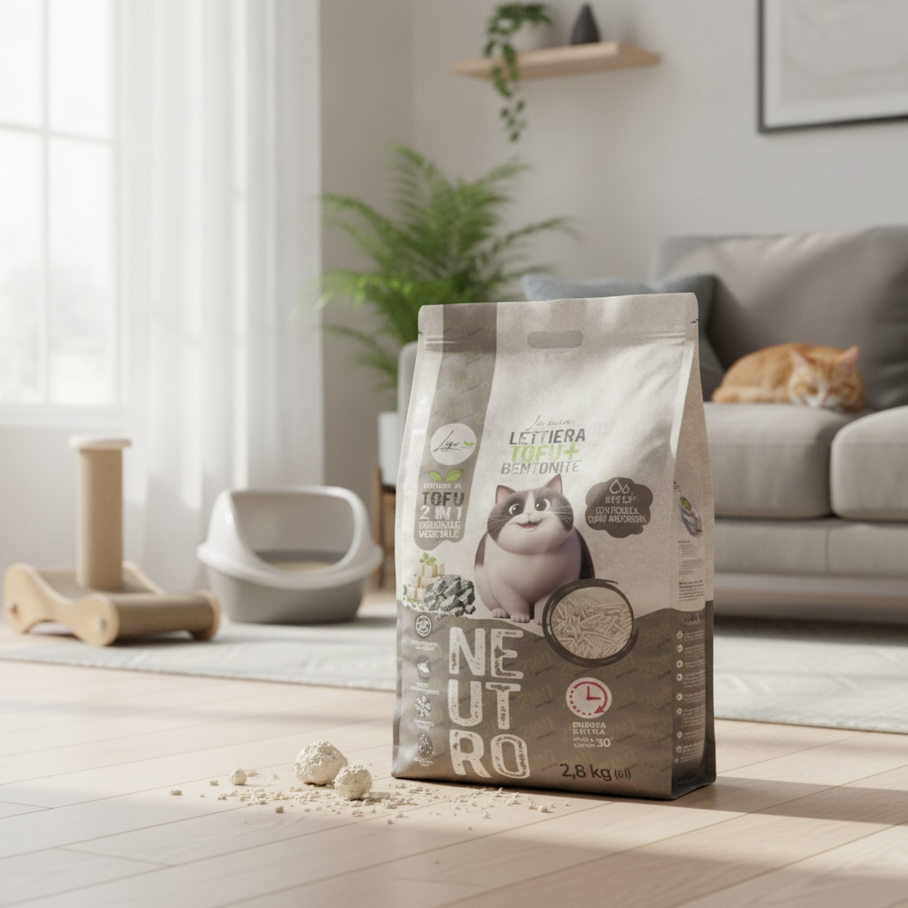 Ligo nature - Lettiera al Tofu e Bentonite - 6 litri