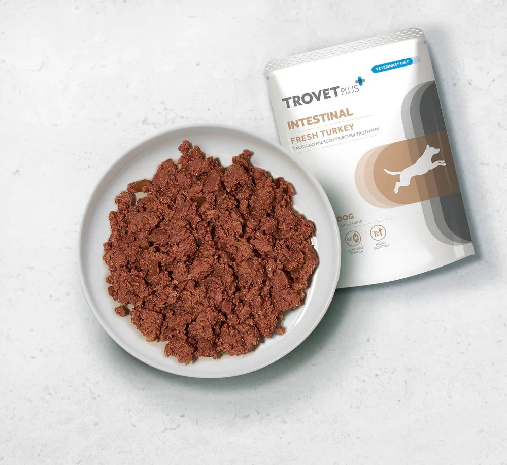 TrovetPlus Intestinal - Tacchino - Alimento ipoallergenico per la digestione per Cani Adulti - Grain Free