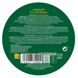 Arquivet FreshHome - Stufato di Pollo per Cani - Grain Free - 280 gr