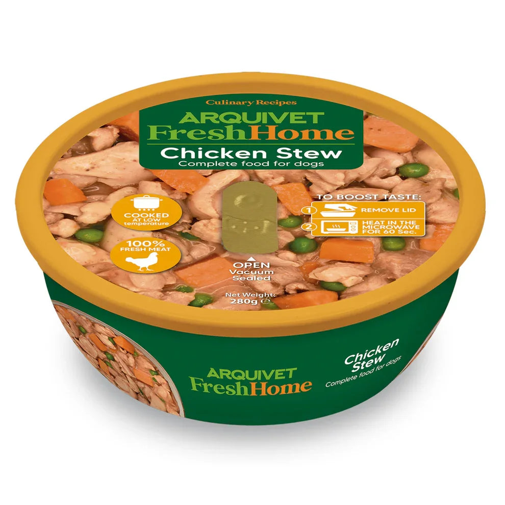 Arquivet FreshHome - Stufato di Pollo per Cani - Grain Free - 280 gr