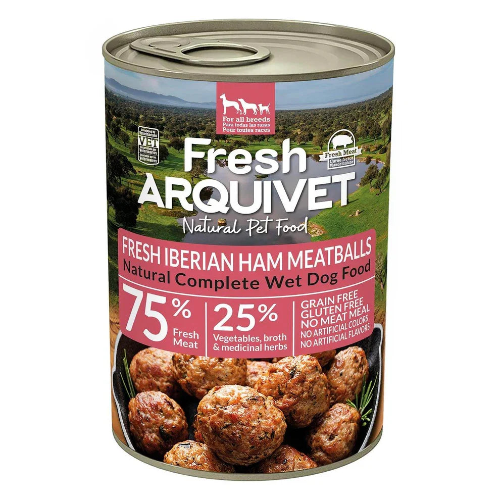 Arquivet Fresh - Polpette di Prosciutto Iberico per Cani - Gluten free e Grain free - 400 gr