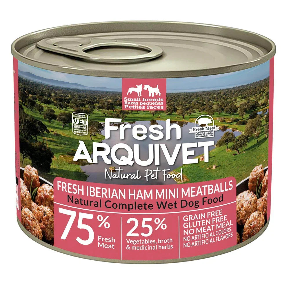 Arquivet Fresh - Polpettine di Prosciutto Iberico per Cani - Gluten free e Grain free - 200 gr