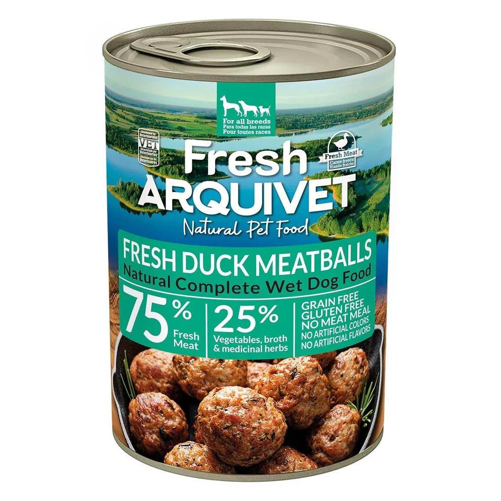 Arquivet Fresh - Polpette di Anatra per Cani - Gluten free e Grain free - 400 gr