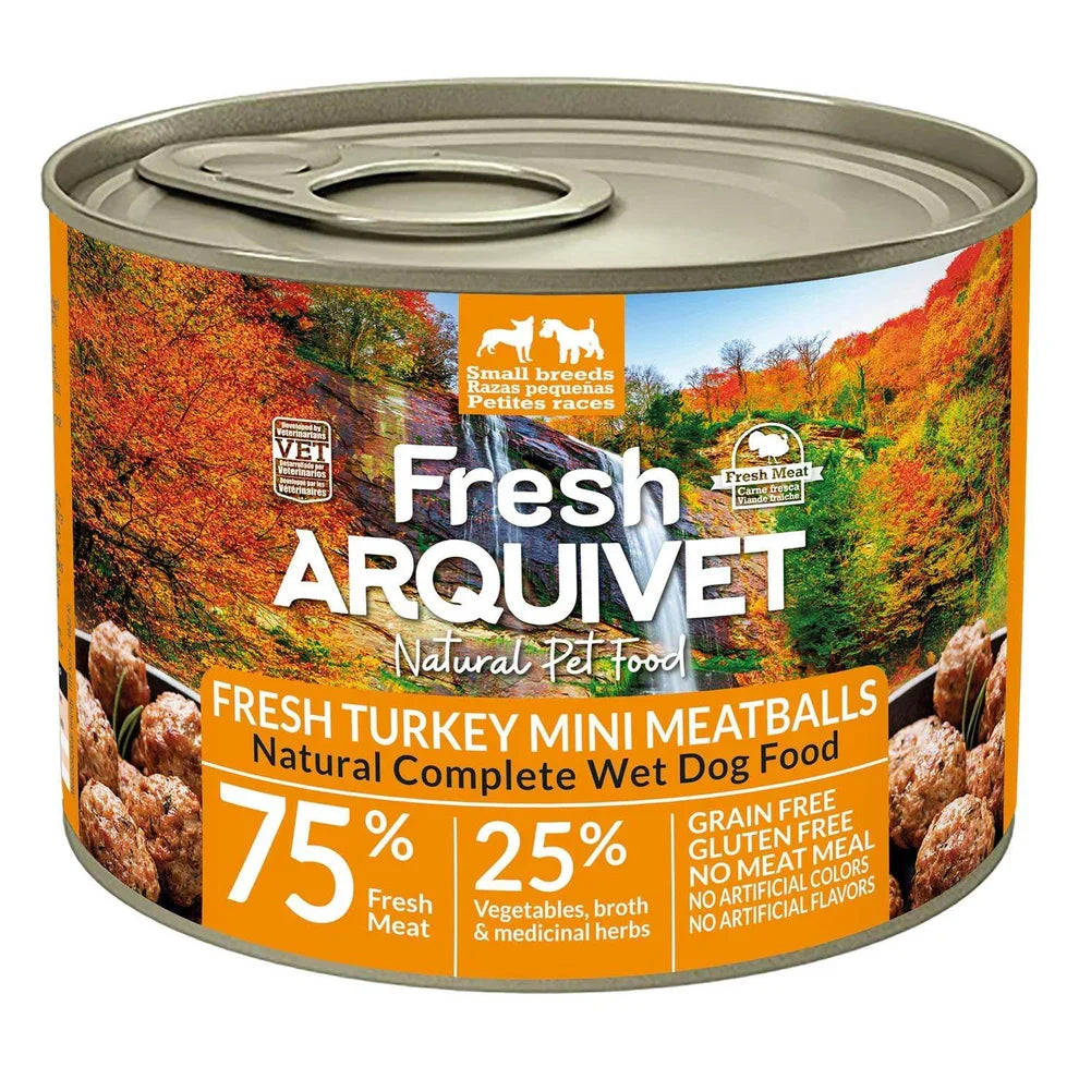 Arquivet Fresh - Polpettine di Tacchino per Cani - Gluten free e Grain free - 200 gr