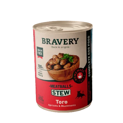 Toro - Alimento completo per Cani Adulti - 415 g - Bravery