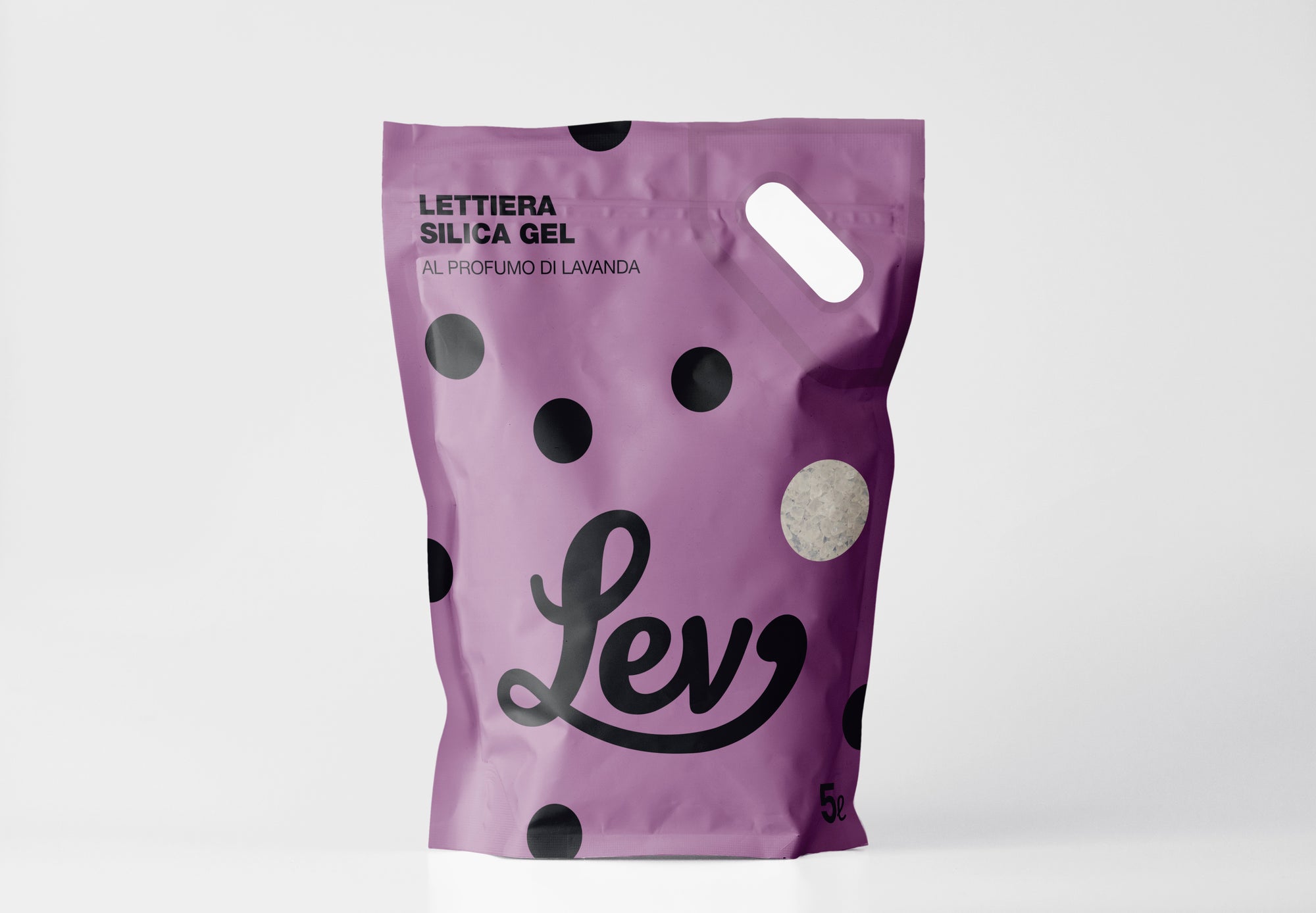 Lev - Lettiera per gatti Silica Gel Lavanda 5L