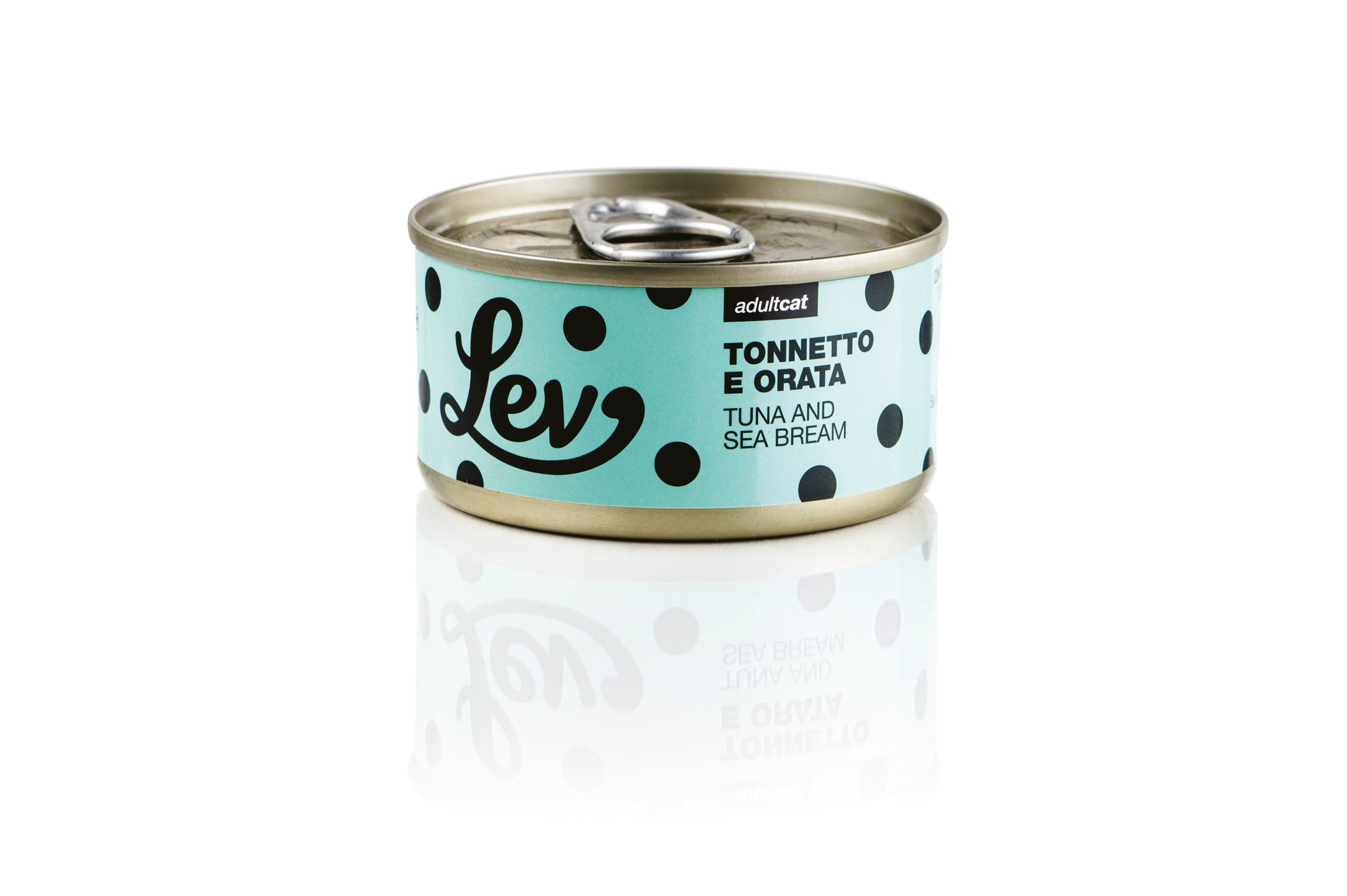 Lev - Umido Gatto - Tonneto e Orata - Acqua di cottura - Lattina 70g