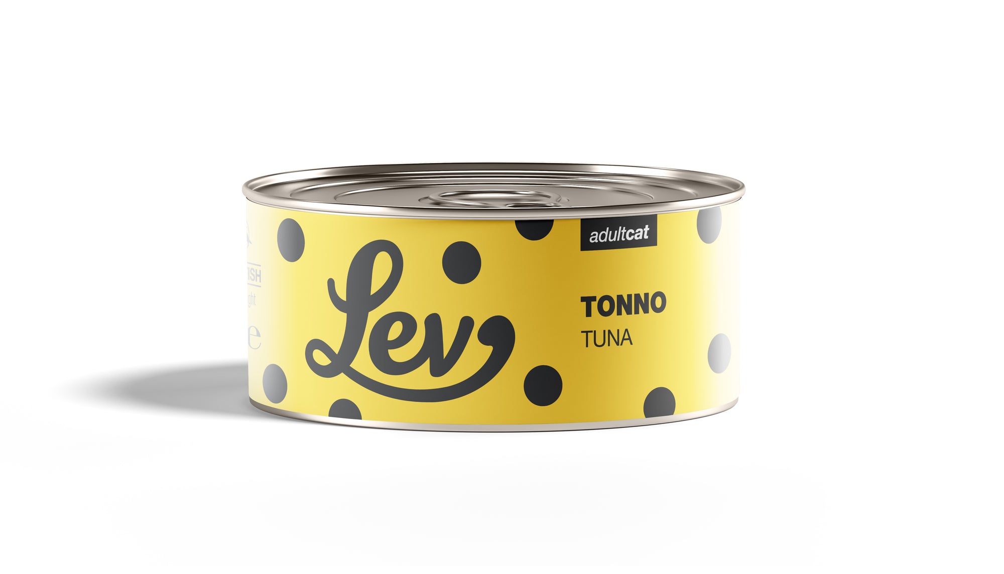 Lev - Umido Gatto - Tonno - Acqua di cottura - Lattina 140g