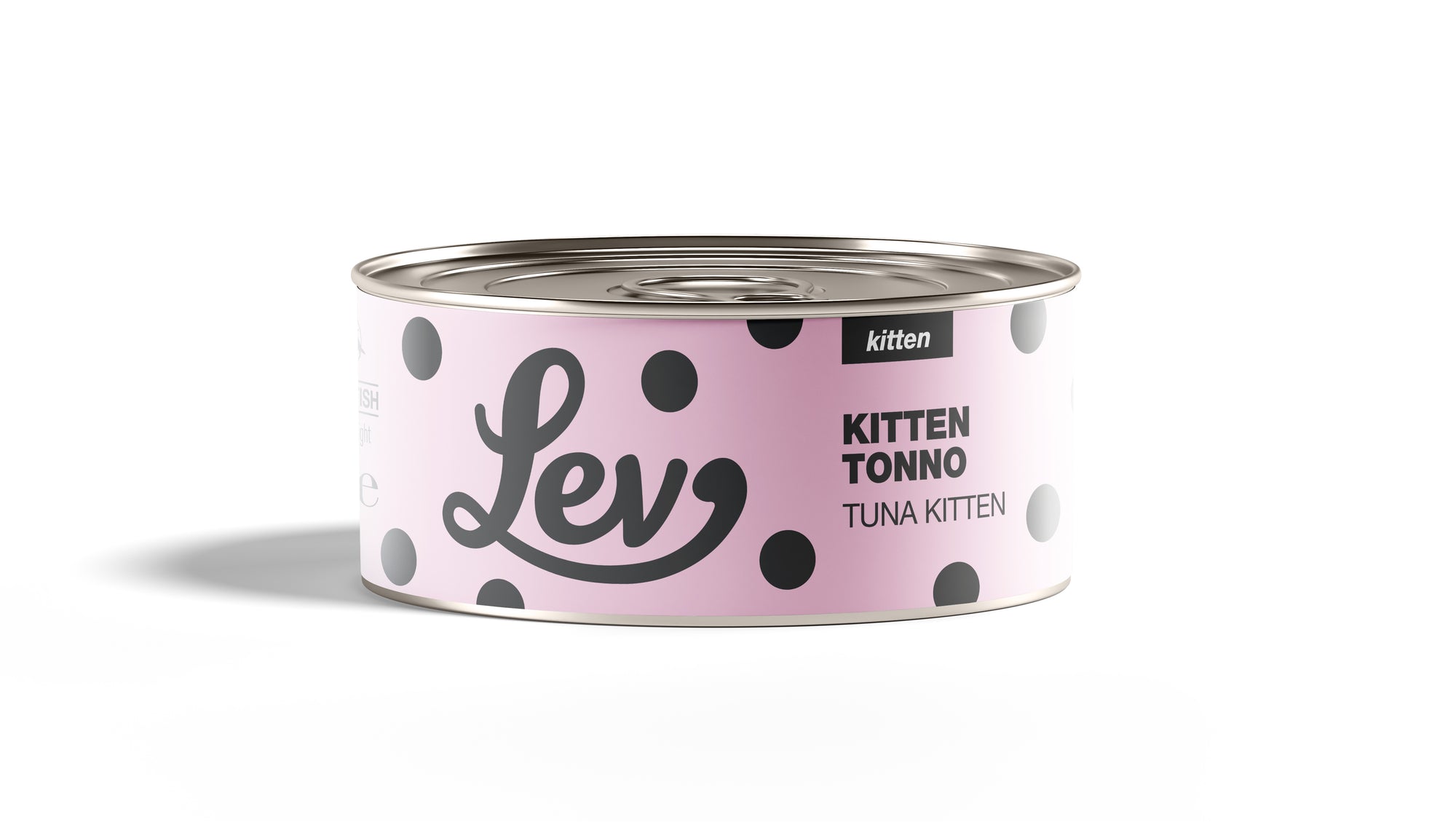 Lev - Umido Gatto - Kitten Tonno - Per Gattini - Lattina 140g