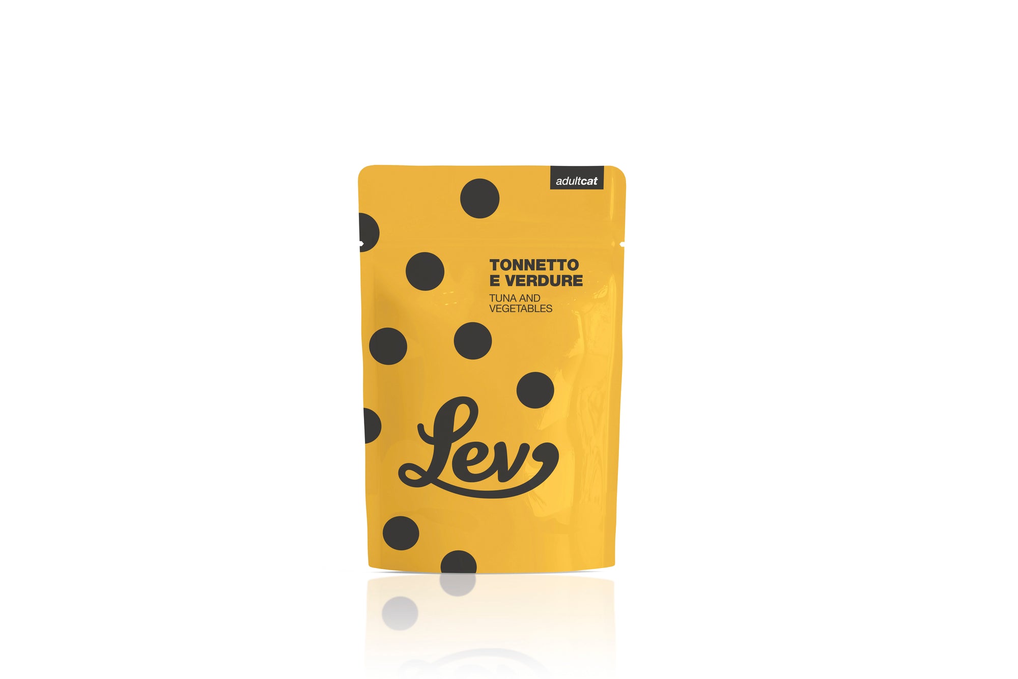 Lev - Umido Gatto - Tonnetto e Verdure - Soft Jelly - Busta 60g