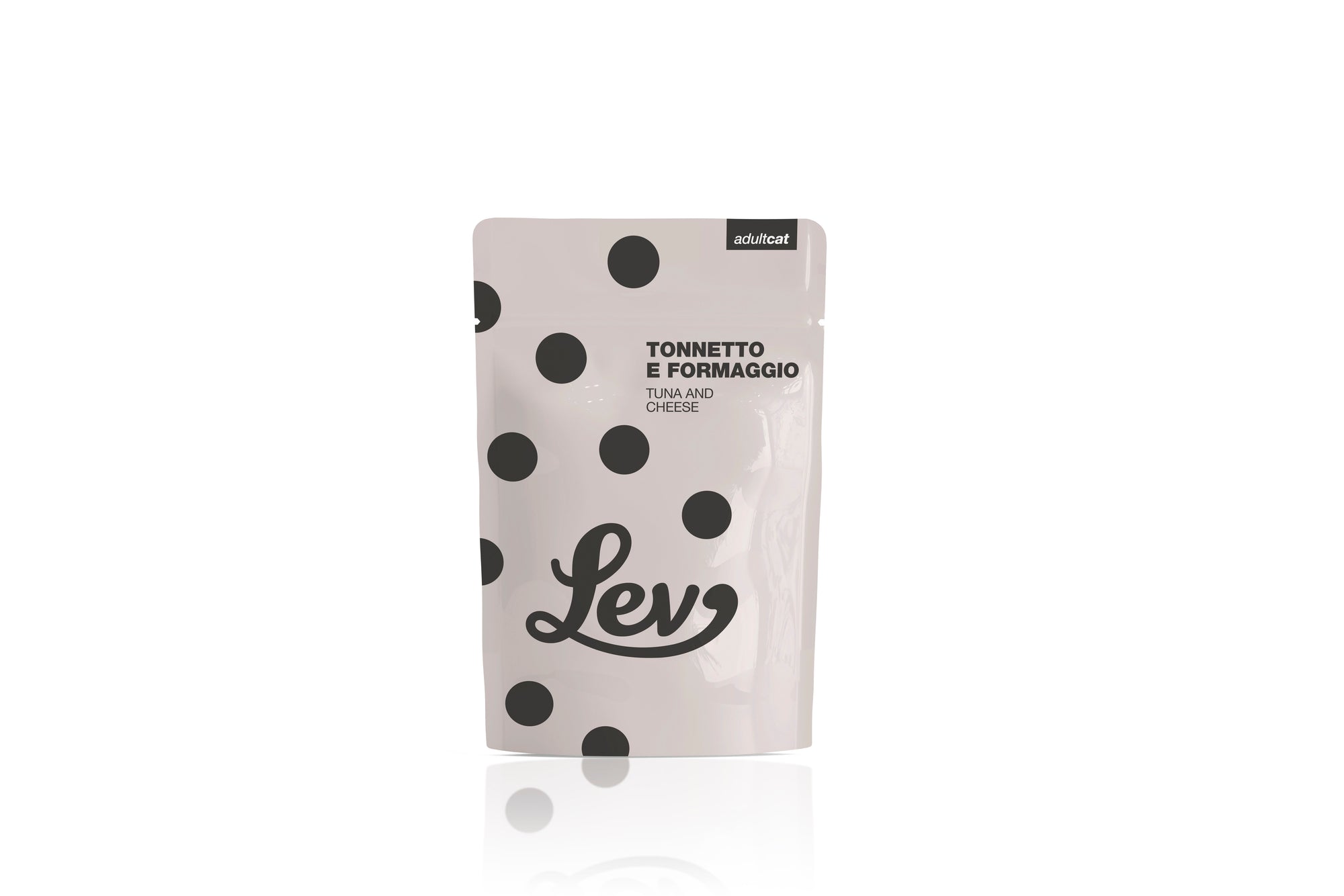Lev - Umido Gatto - Tonnetto e Formaggio - Soft Jelly - Busta 60g