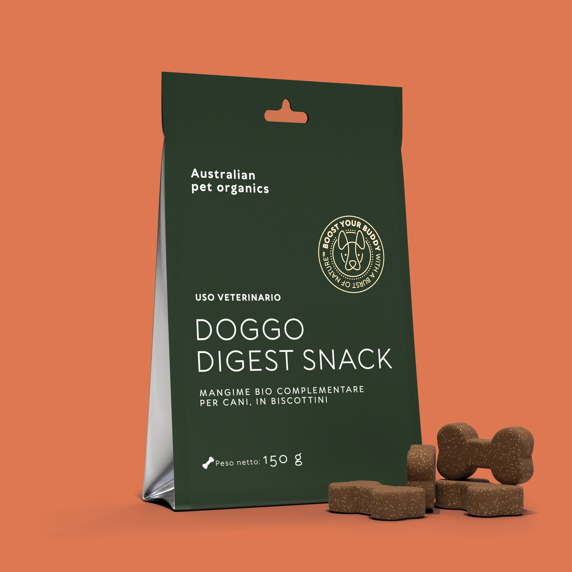 Doggo Digest per la Digestione del Cane – Formato Biscotti