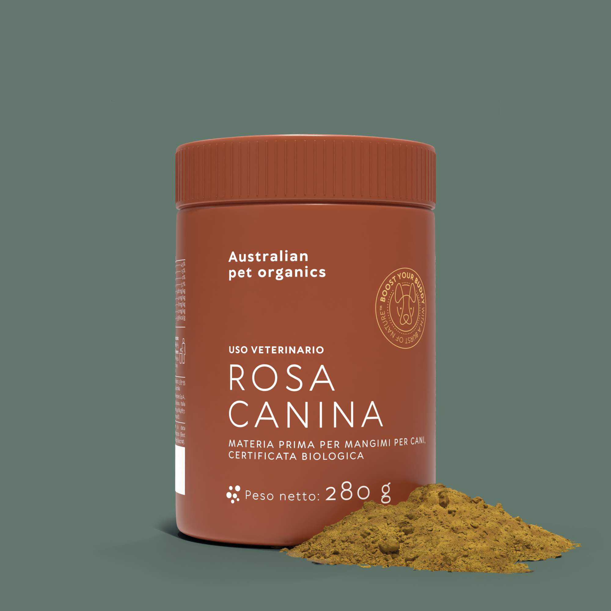 Rosa Canina - Mangime complementare per cani – Formato in Polvere