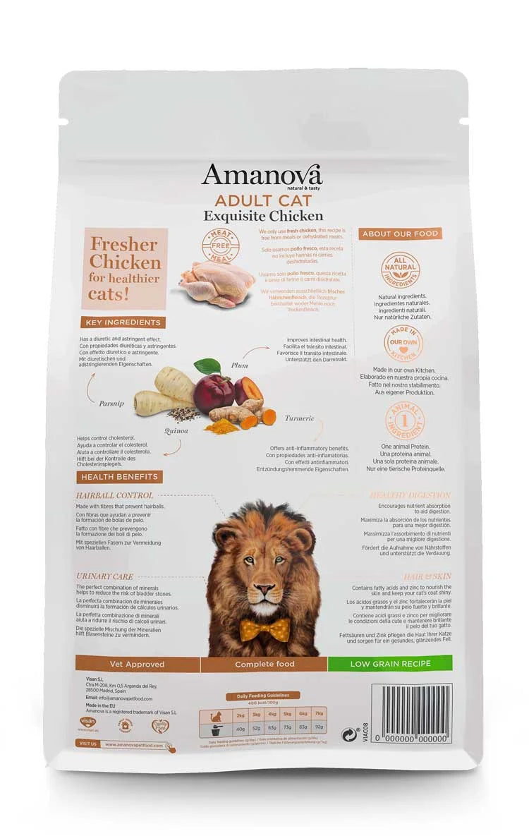 Amanova - Adult Cat - Exquisite Chicken - Pollo fresco