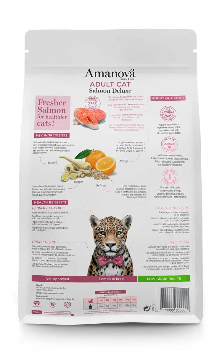 Amanova - Adult Cat - Salmon Deluxe - Salmone fresco