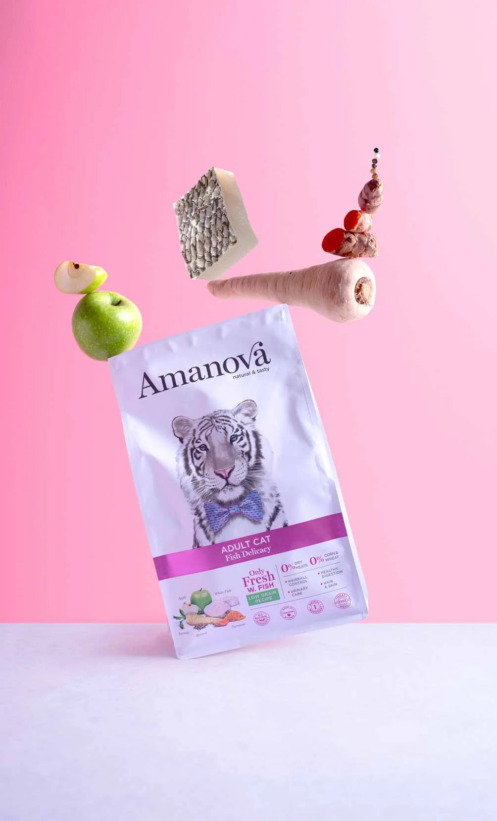 Amanova - Adult Cat - Fish Delicacy - Pesce bianco fresco