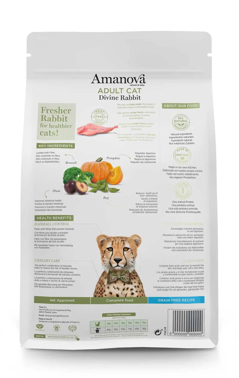 Amanova - Adult Cat - Divine Rabbit - Coniglio fresco