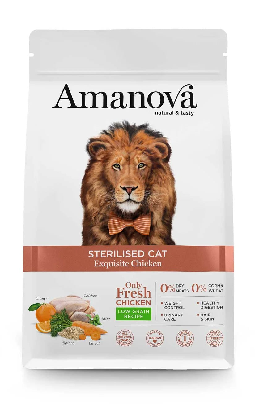 Amanova - Sterilised Cat - Exquisite Chicken - Pollo fresco